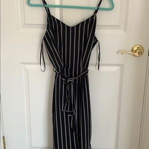 Striped jumpsuit